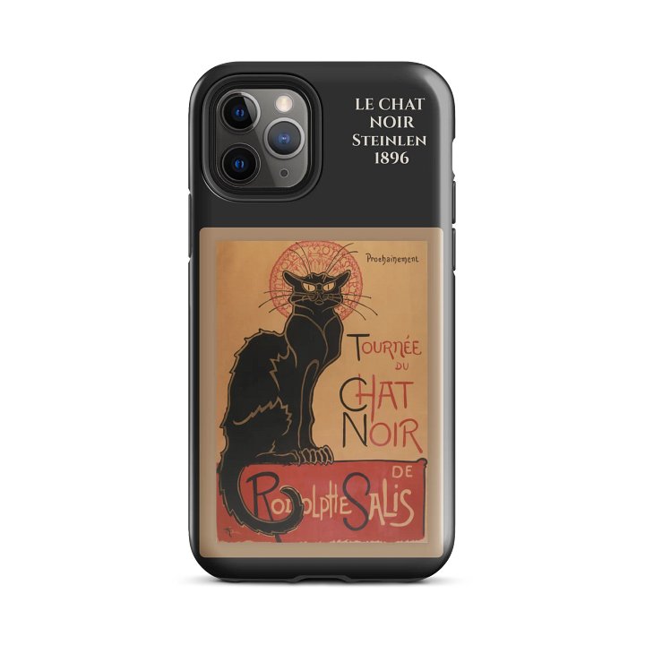 Le Chat Noir (Steinlen, 1896) iPhone® Tough Case product image (2)