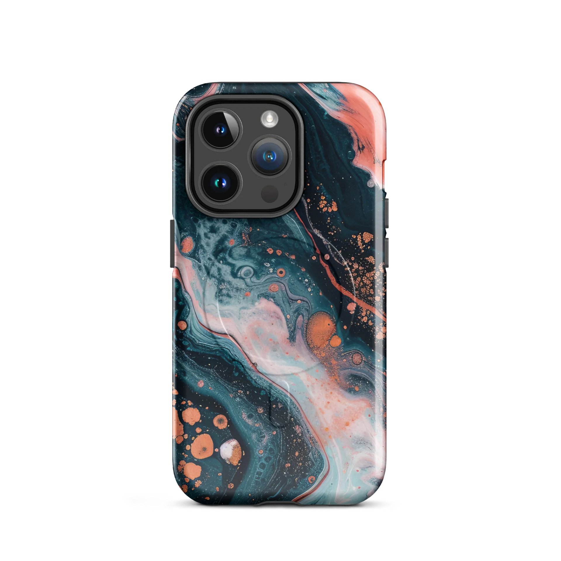 Marbled Swirls Tough Magnetic MagSafe® iPhone® 14, iPhone 15, iPhone 16, iPhone 17, Pro, Pro Max, Plus Cases. product image (2)