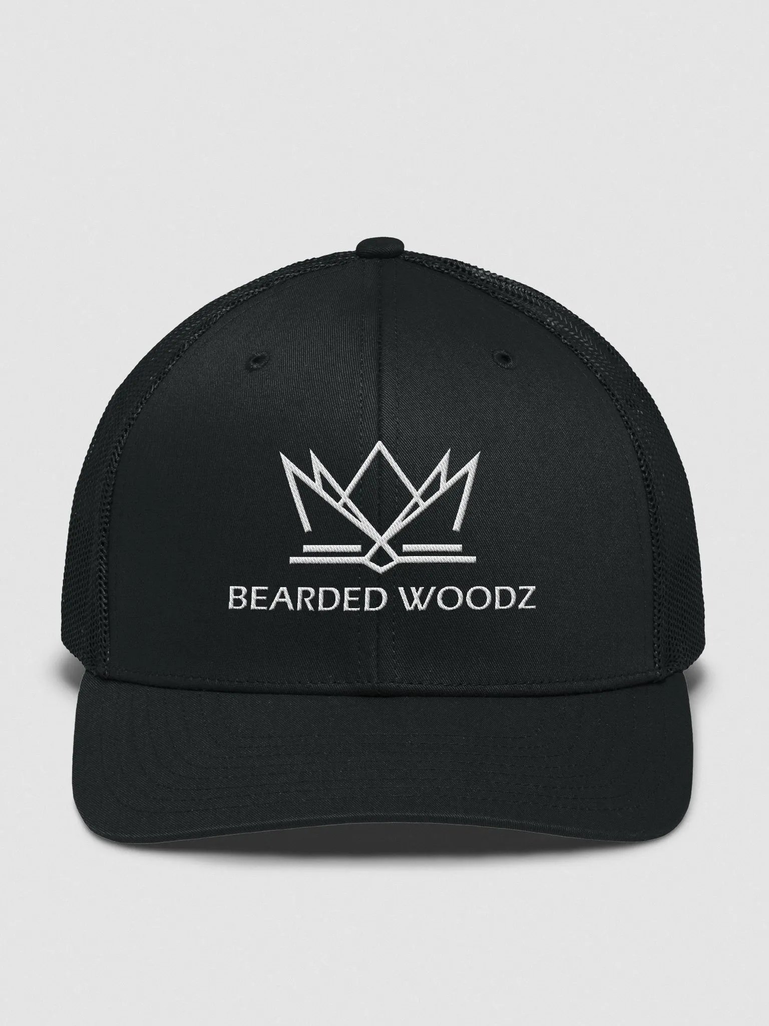 Bearded Woodz Trucker Cap (White Embroidery) product image (1)