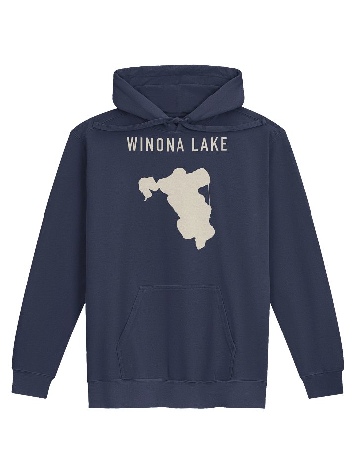 Lake Lines Comfort Colors Hoodie — Deep Tones