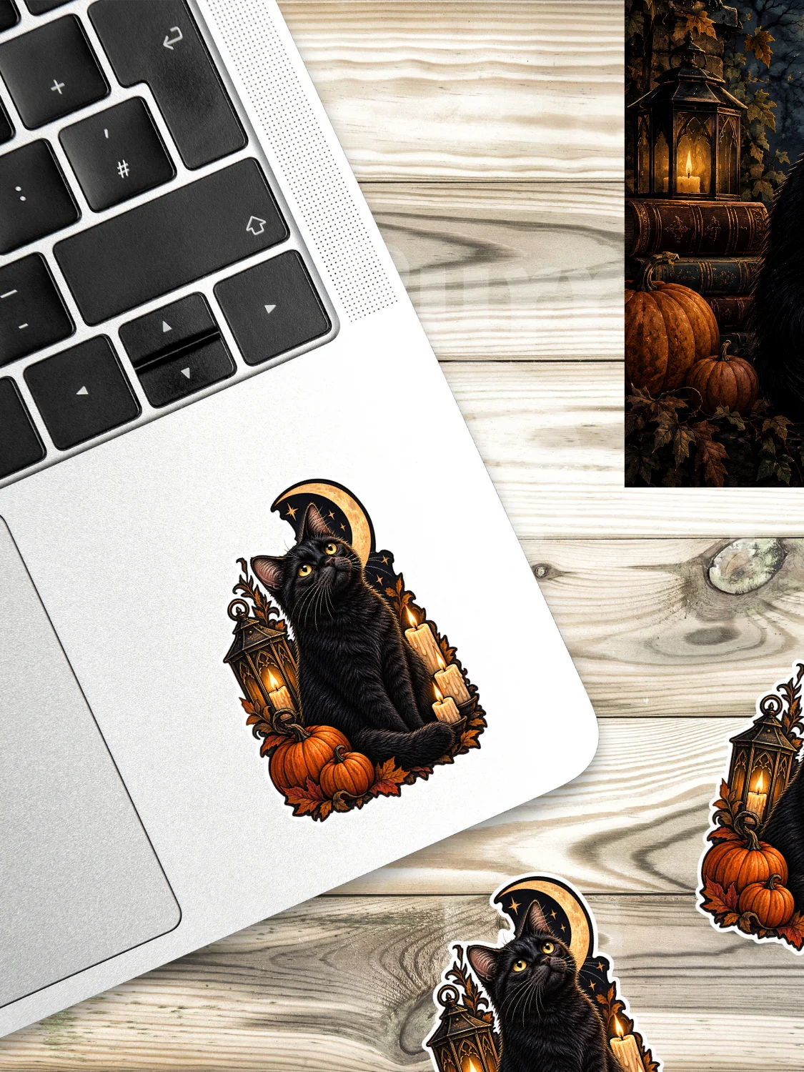 The Cat Beneath the Crescent Moon product image (1)