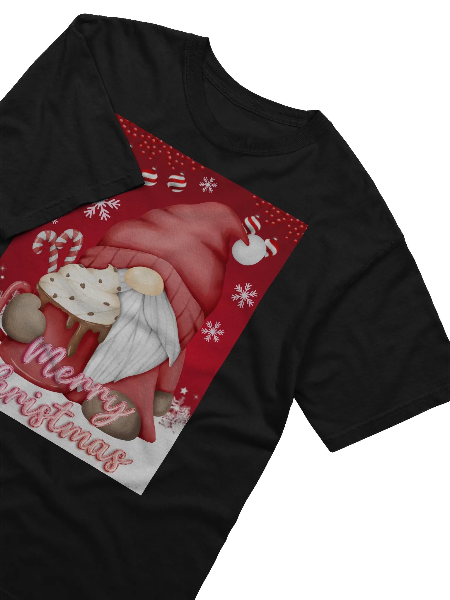 Merry Gnome Christmas Tee product image (11)