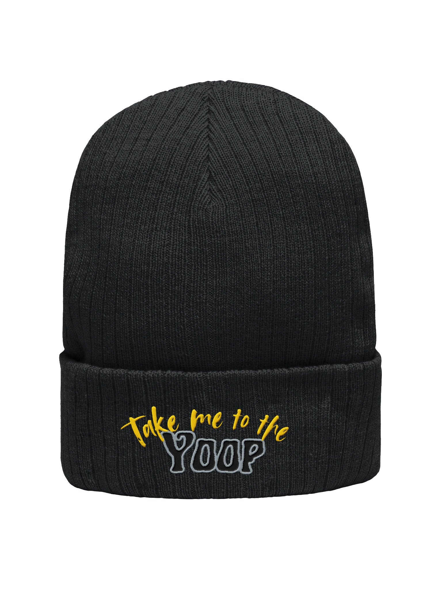 Take me to the yoop ribbed beanie product image (1)