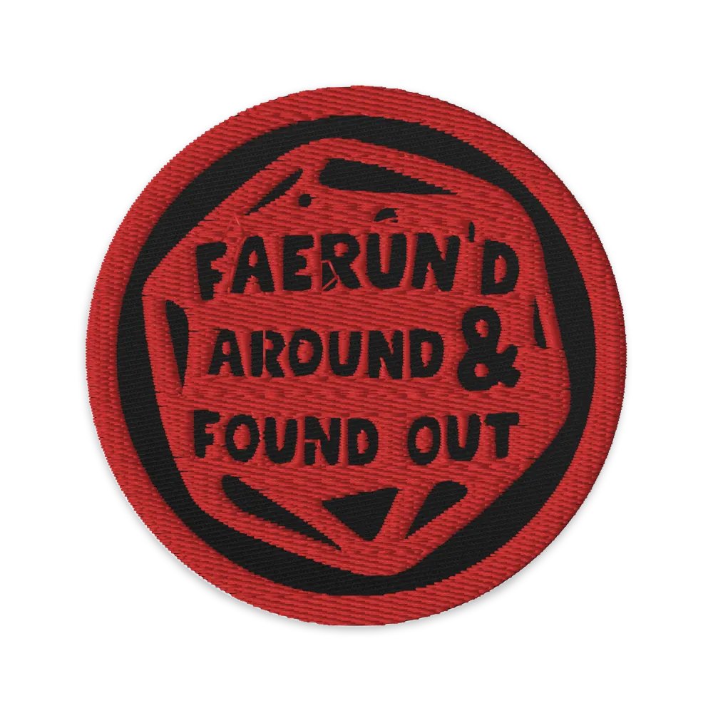 Faerun'd Around - Baldur's Gate Badges Patch product image (1)