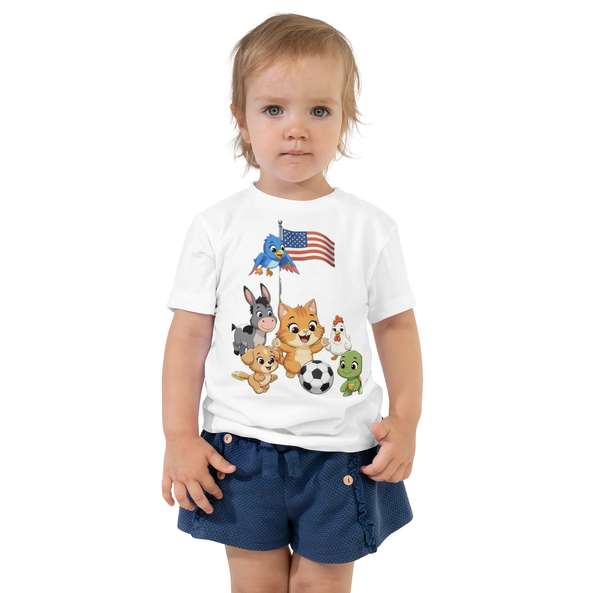 Farm Animal Soccer Toddler Tee product image (1)