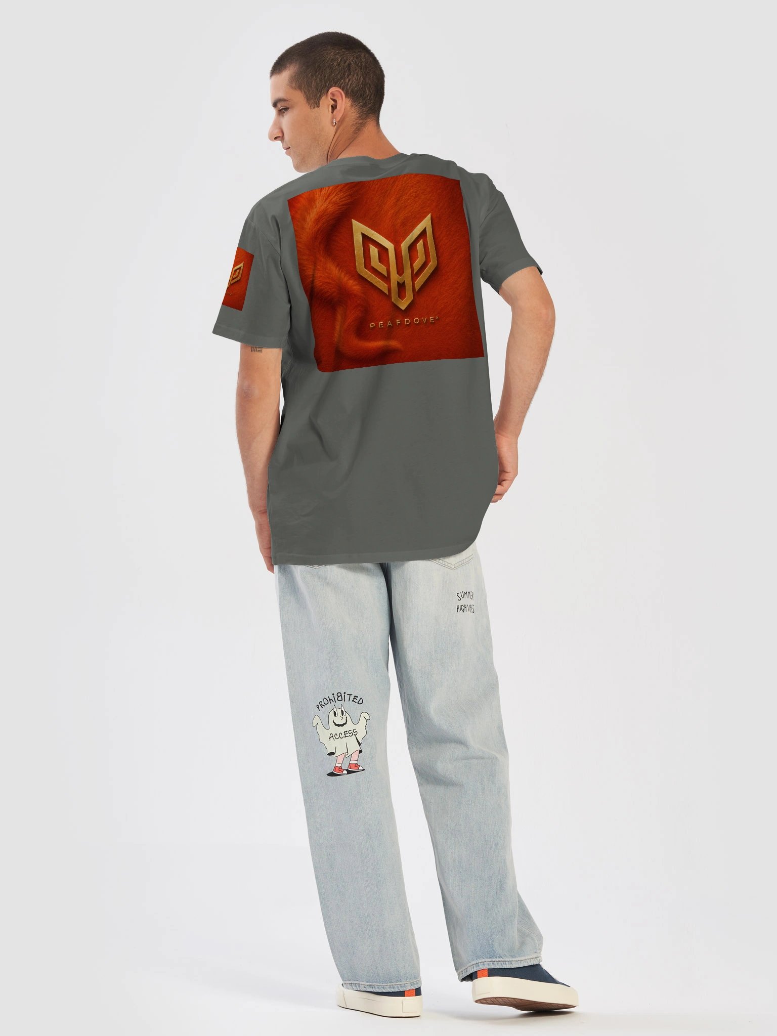 PEAFDOVE® TAIL — Grey Ember Signature Shirt product image (2)