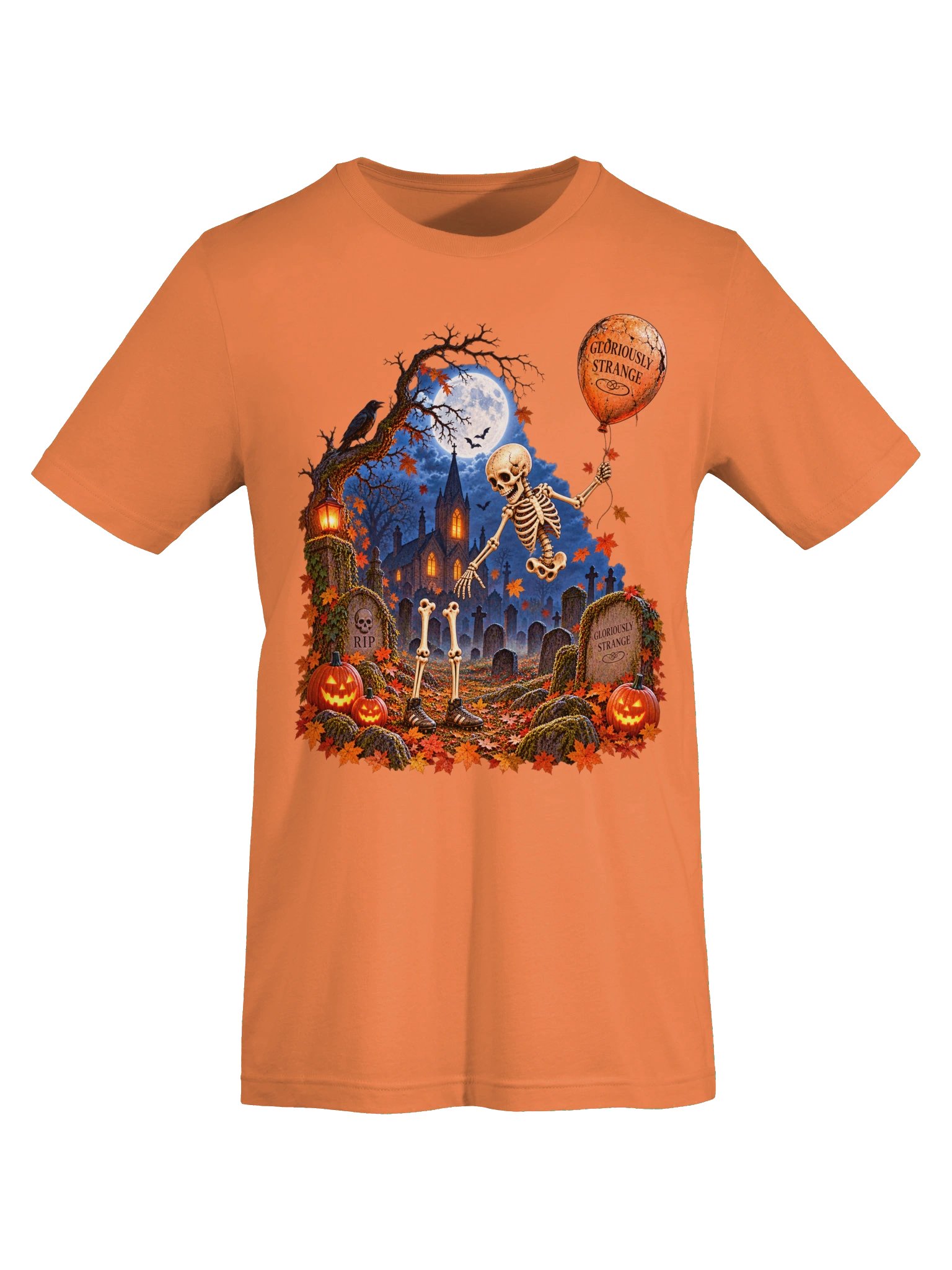 Gloriously Strange Helium Balloon Halloween Tee product image (5)