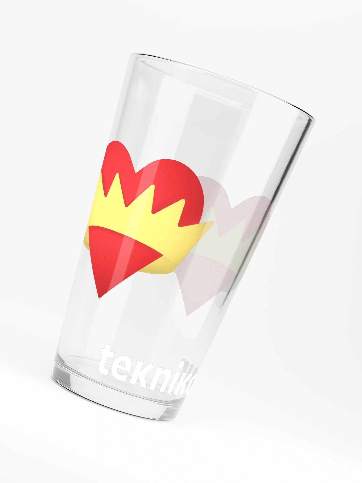 Crown Heart Pint Glass product image (6)