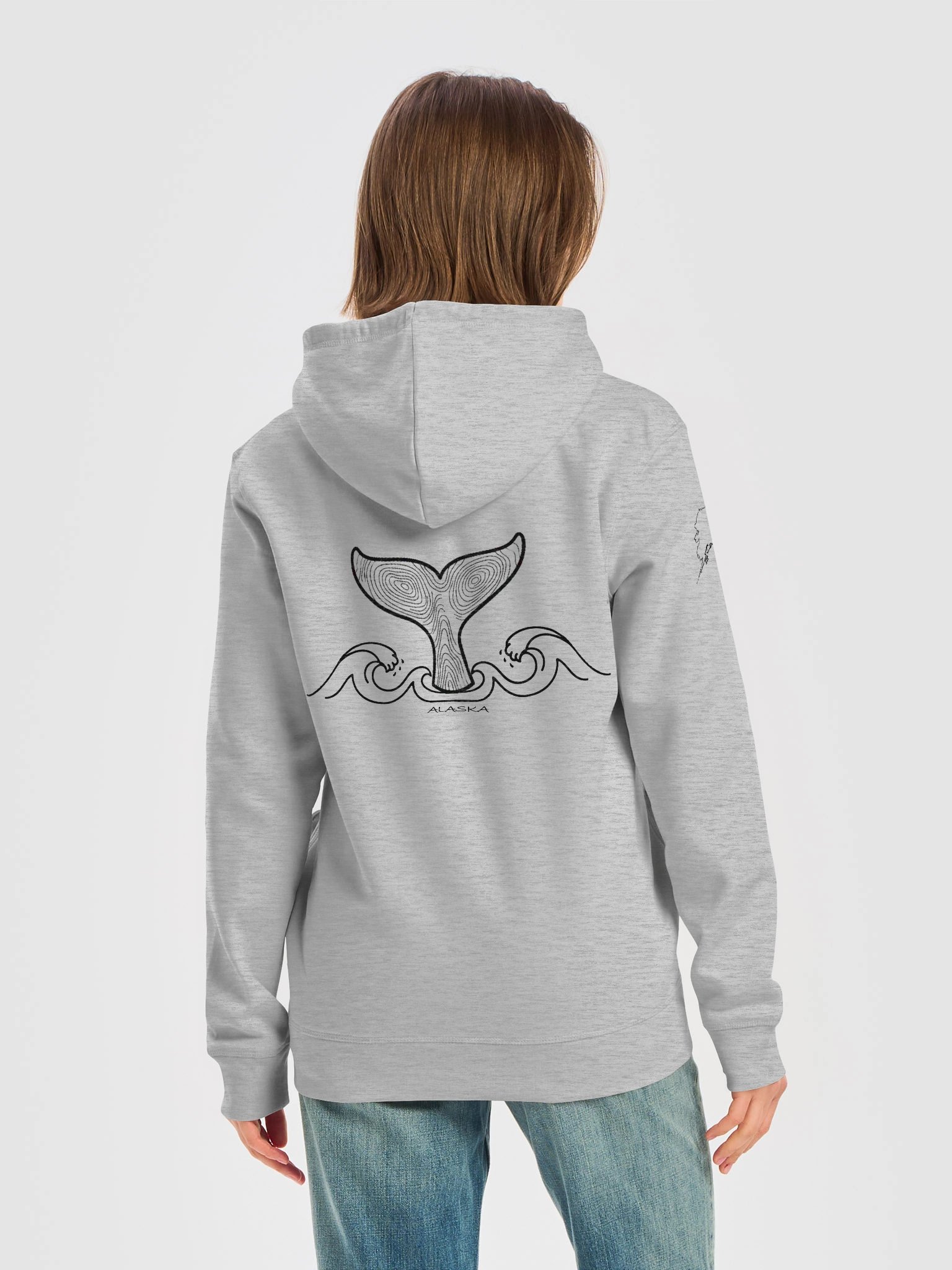 DELUXE "WHALE TAIL" SIDE POCKET HOODY product image (12)