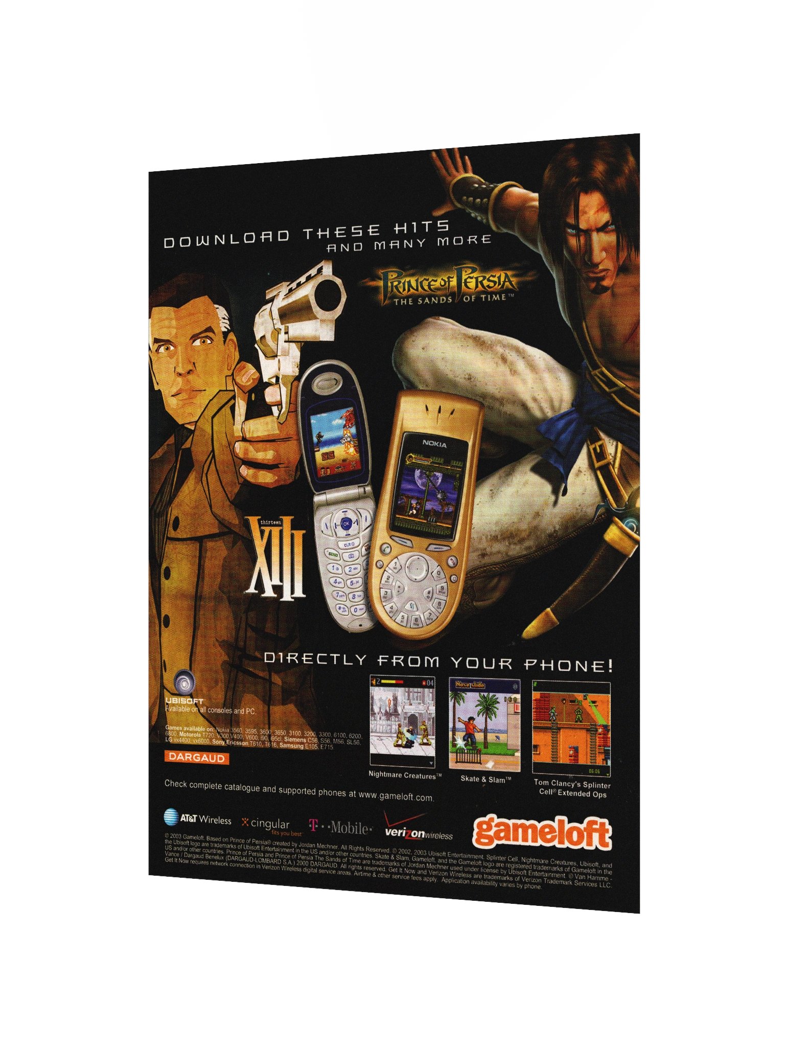 Gameloft Nokia N-Gage Games - Promotional Poster/Flyer product image (2)