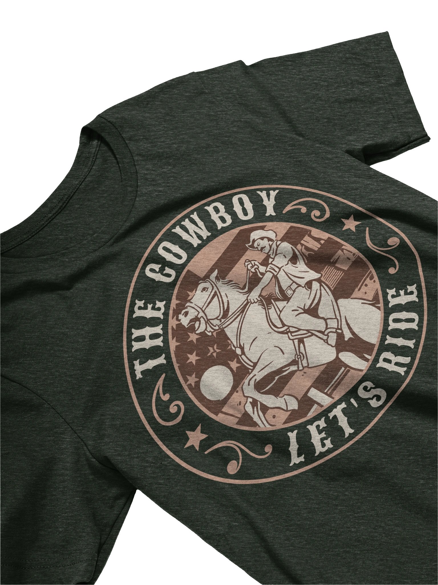 Let's Ride: A Western T-Shirt for Every Cowboy at Heart product image (3)