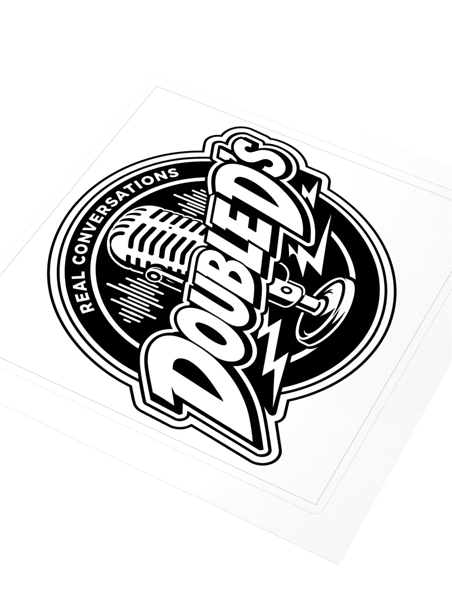 black and white sticker product image (3)