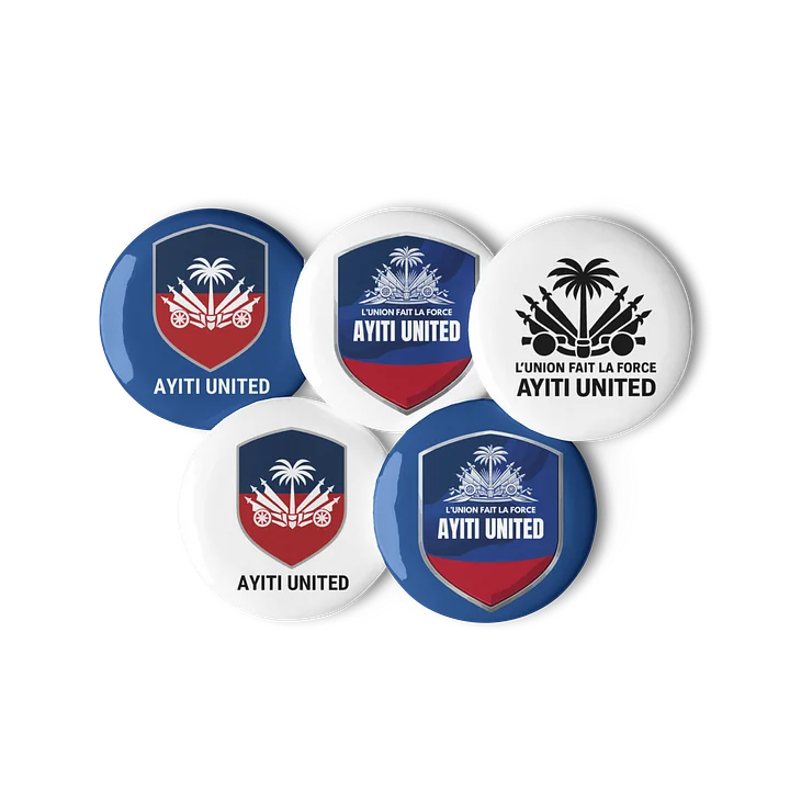 Ayiti United Pin Set product image (2)