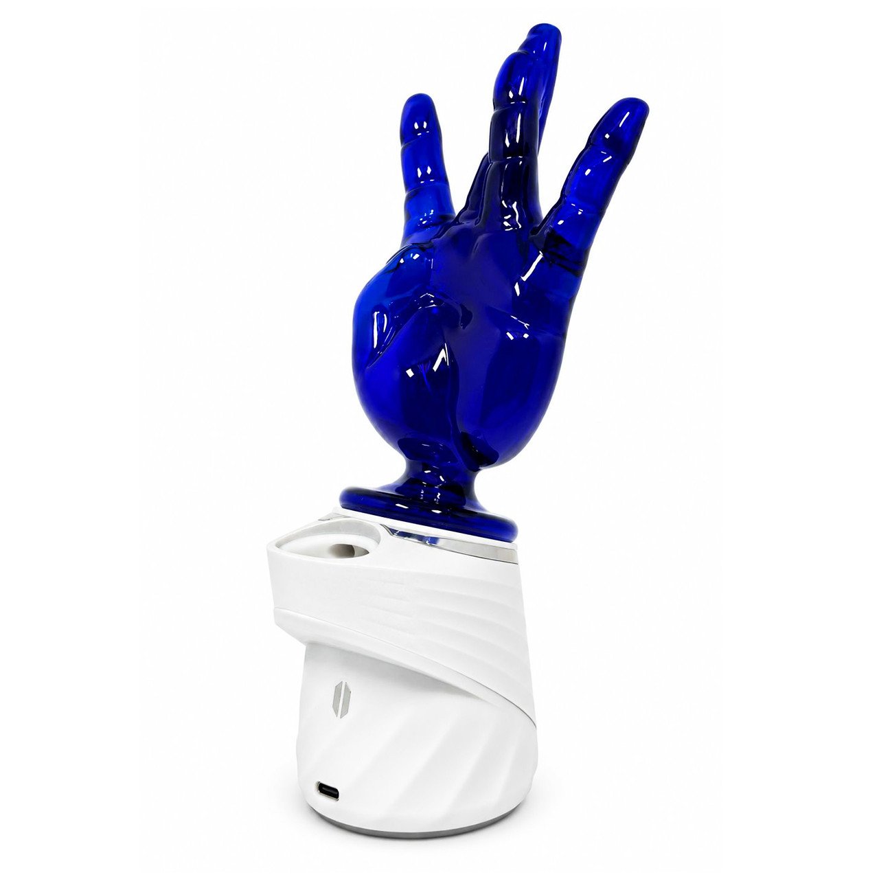 Snoop Dogg - West Side Puffco peak Dry Glass Attachment - Blue product image (2)