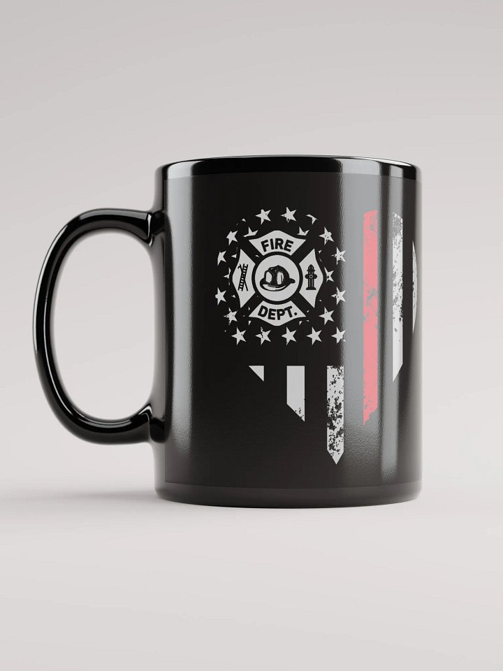 Firefighter Heart - Black Mug product image (2)