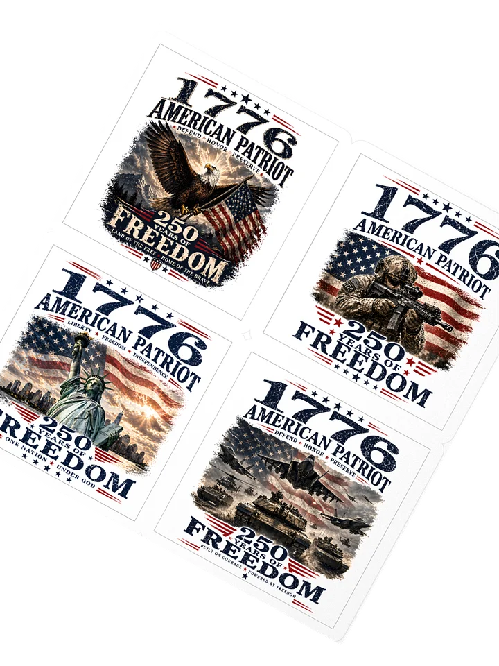 Patriot 1776 Sticker Mix product image (3)