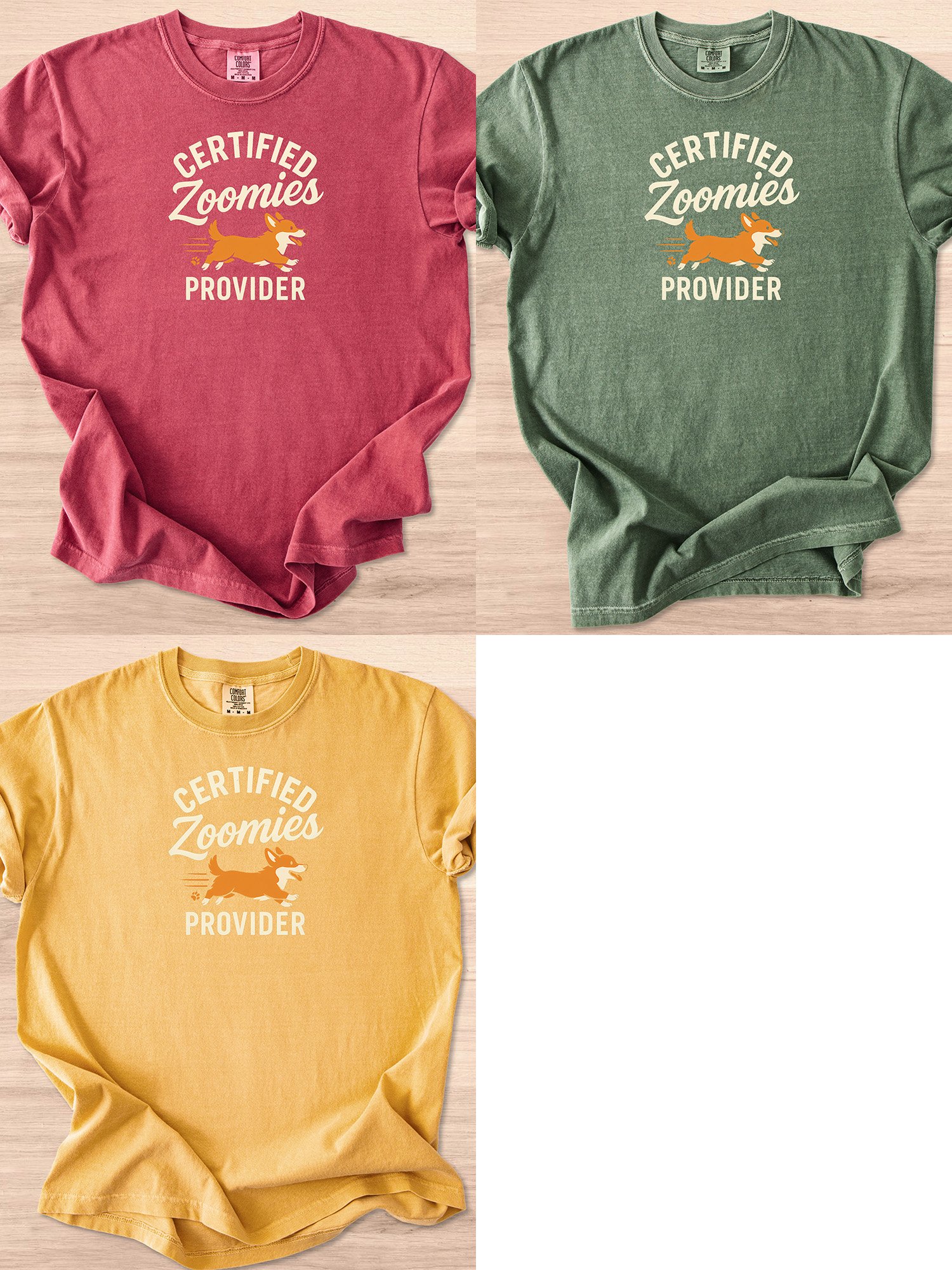 Certified Zoomies Provider (Corgi) Tee product image (22)