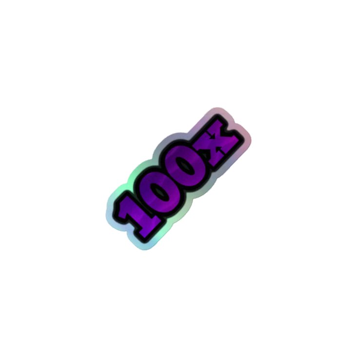 100X Holo Sticker product image (1)