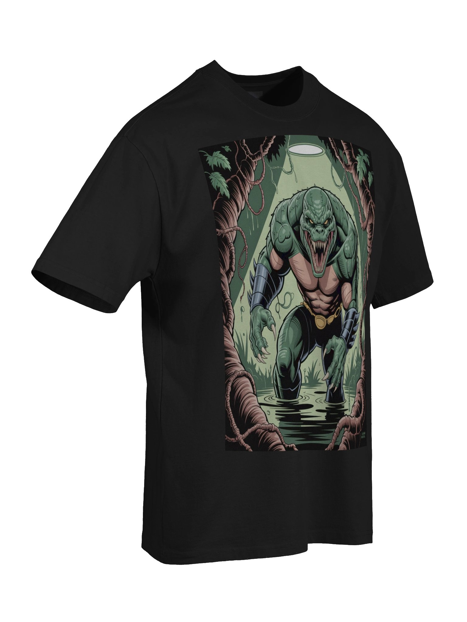 Killer Croc Mire Menace Oversized Faded T-Shirt product image (8)