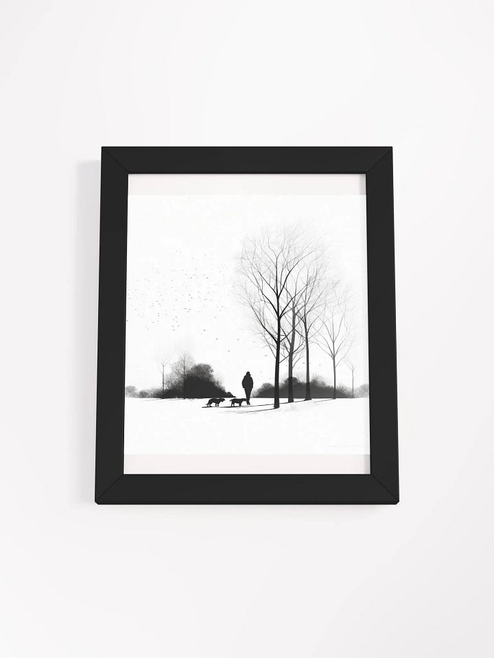 Minimalist Monochrome Wall Art - Walk in the Park 3 product image (4)