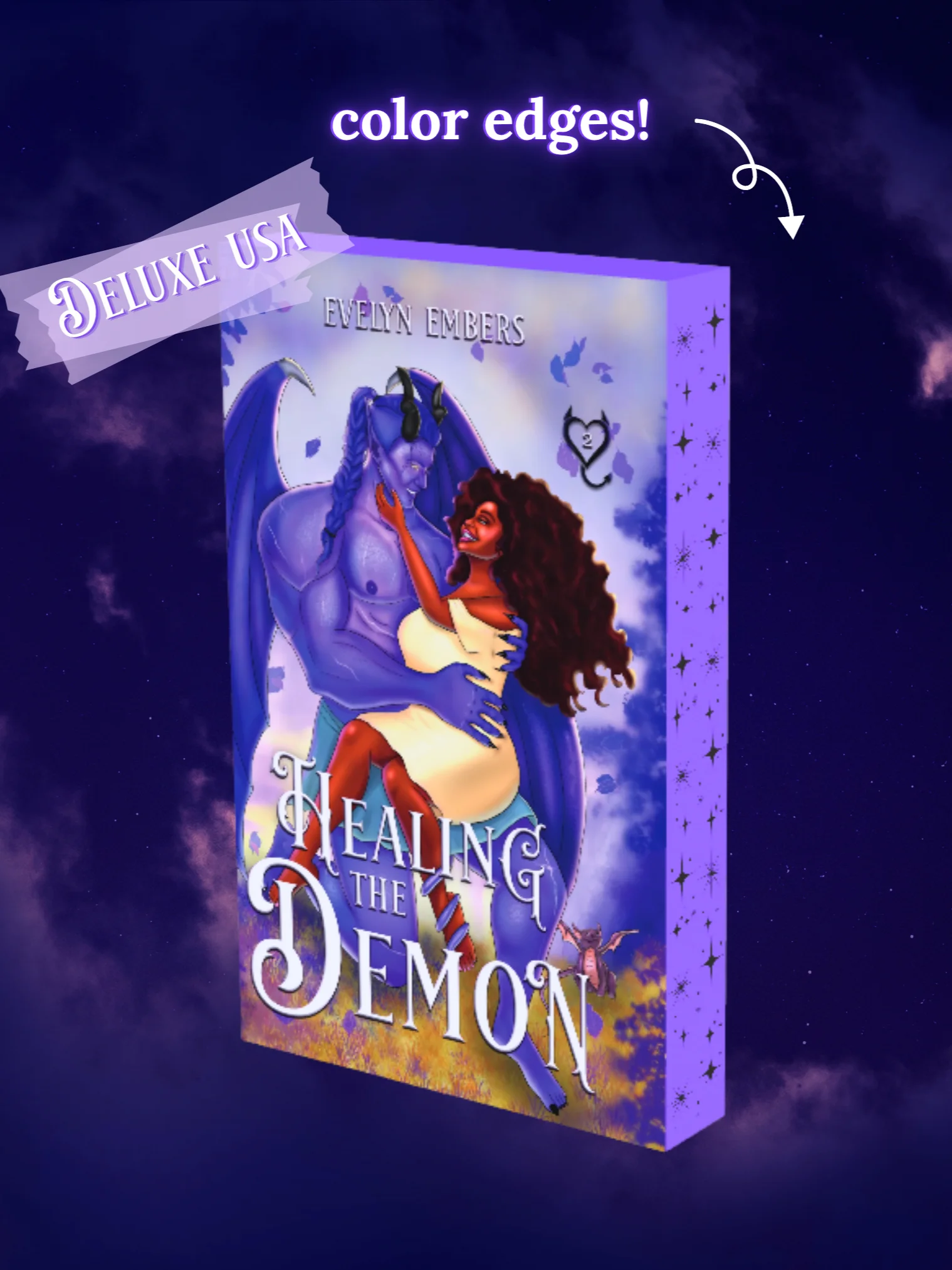 USA PREORDER Deluxe Book Box - "Healing the Demon" Signed Paperback+ Art product image (1)