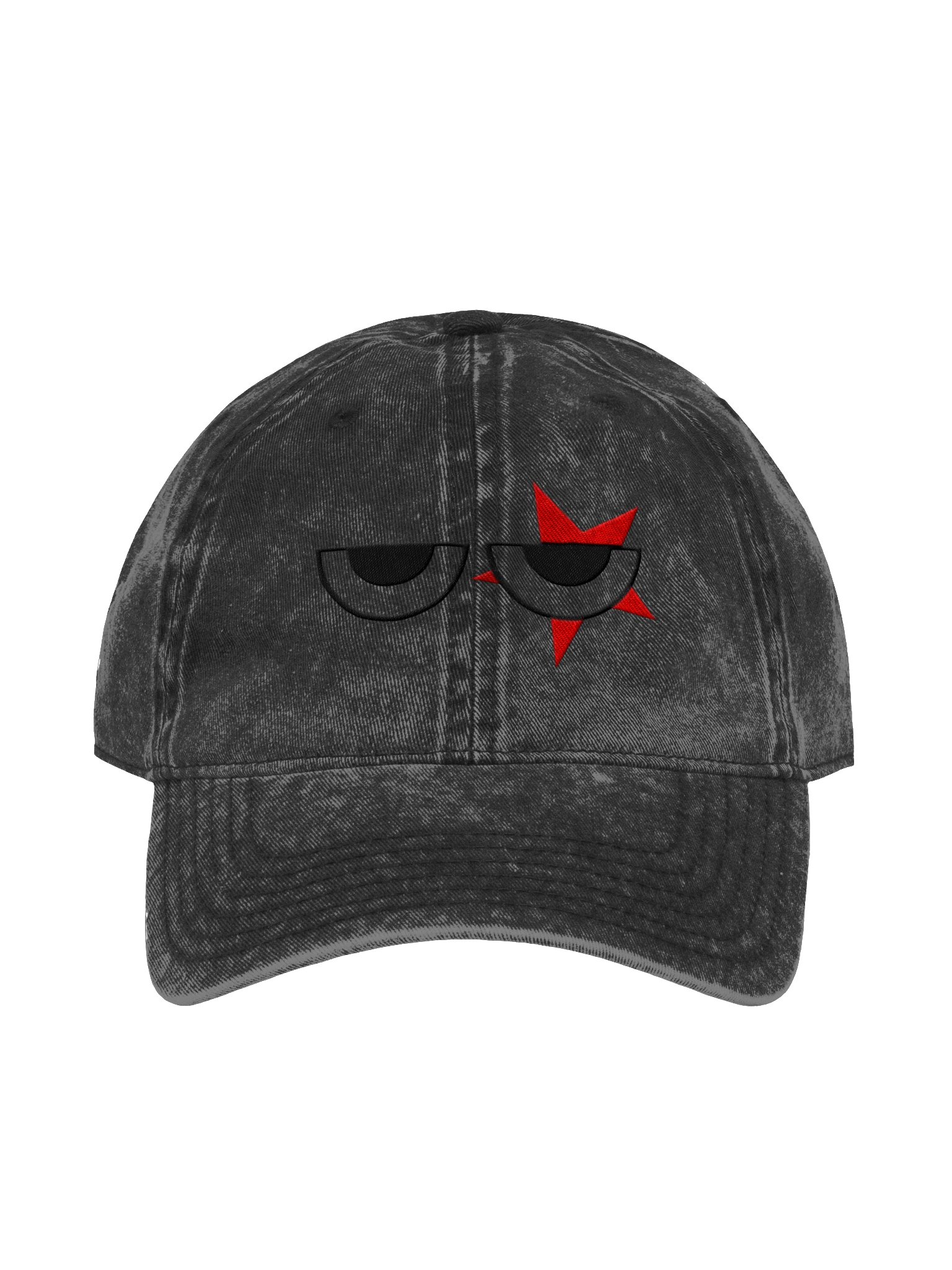 Red Geometry Vintage Dad Hat product image (2)