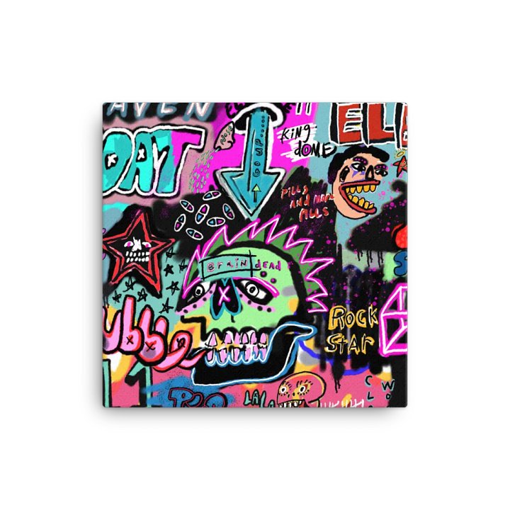 Graffiti Brain (Canvas) by Ross Pino product image (1)