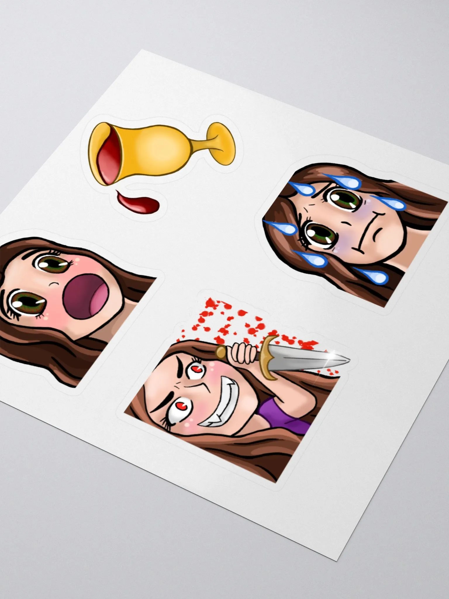 3va Emote sticker sheet 2 product image (8)