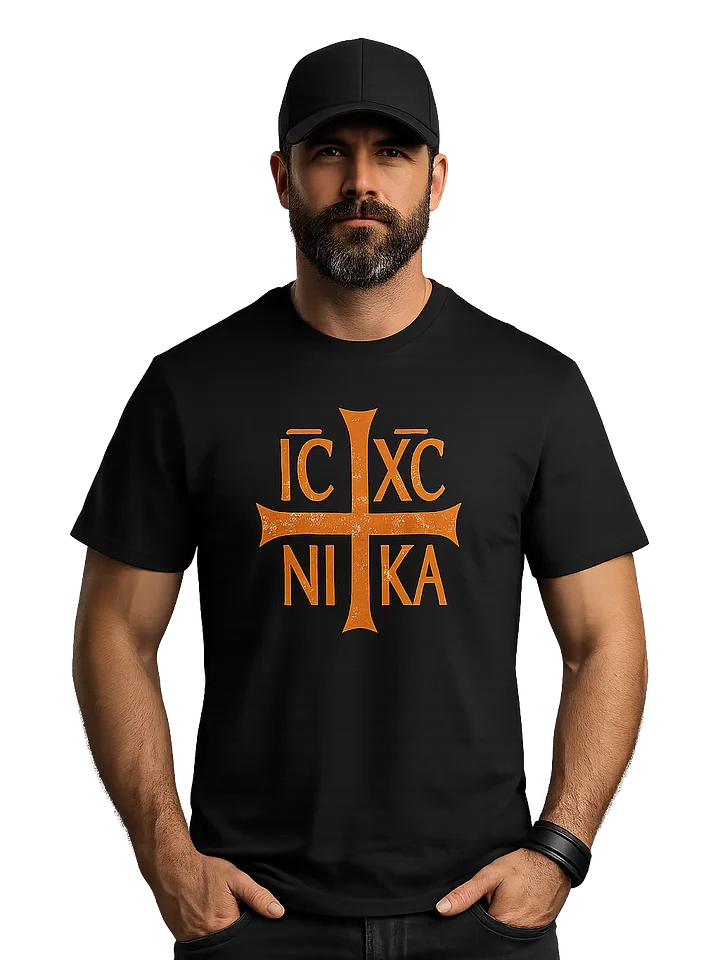 "Jesus Christ Conquers" Iconography T-Shirt product image (1)