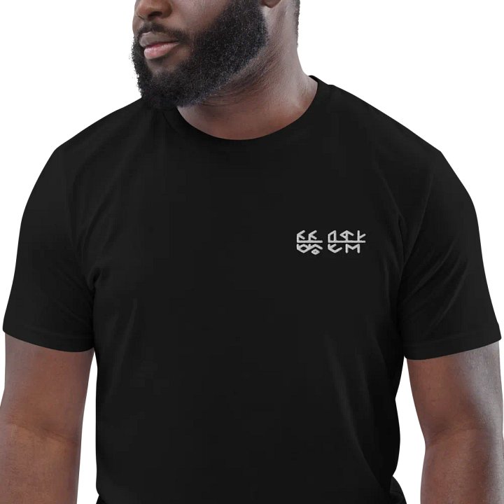 Neon Jesus - Runes Only - Embroidered Stanley/Stella Organic Cotton T-Shirt product image (2)