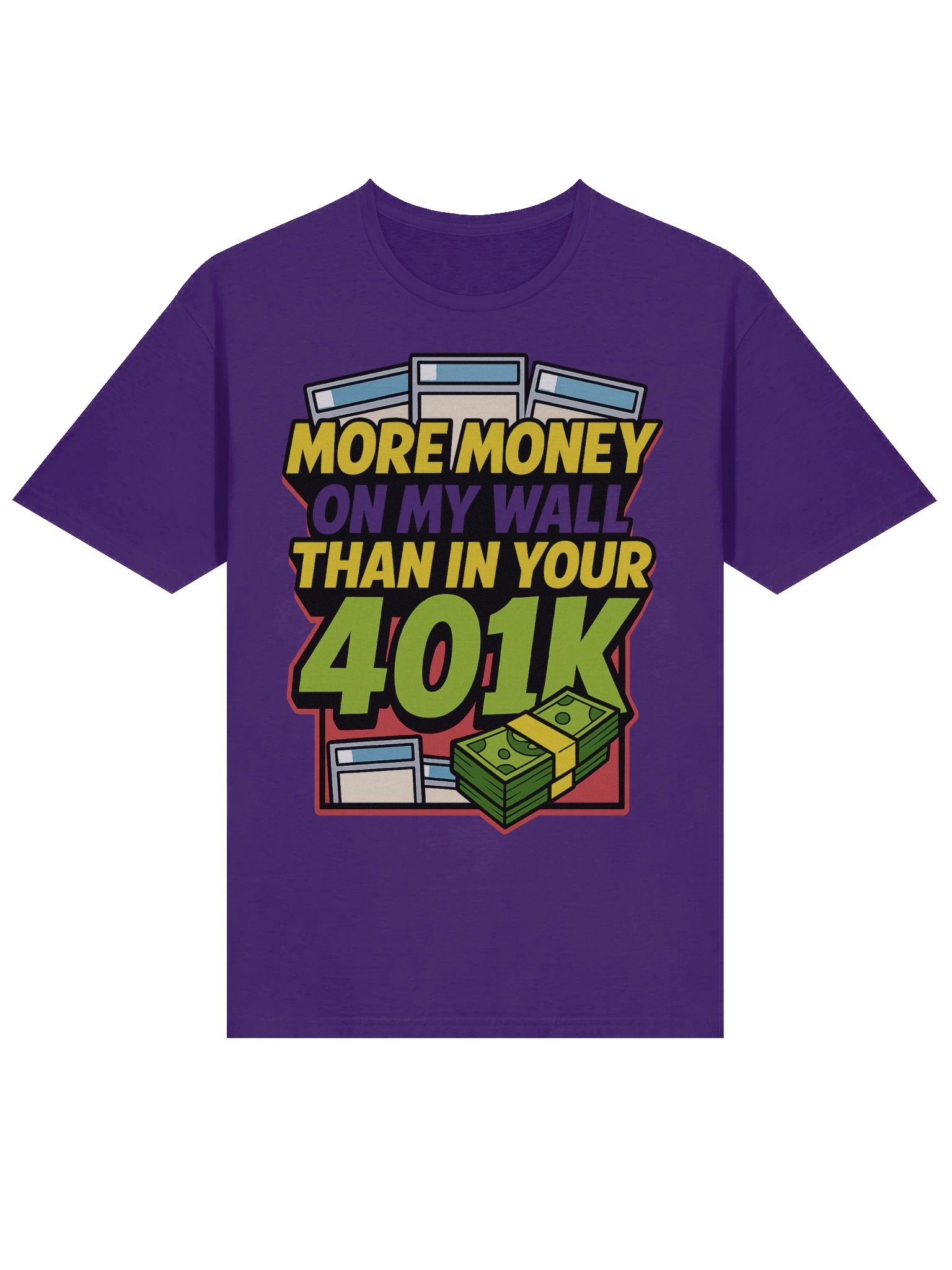 More Money on My Wall Than in Your 401k – Comic Collector Slab Wall Flex Tee product image (3)