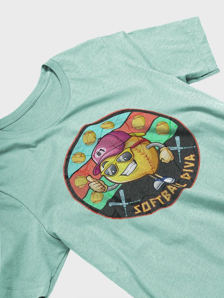 Softball Diva Thumbs-Up T-Shirt product image (2)