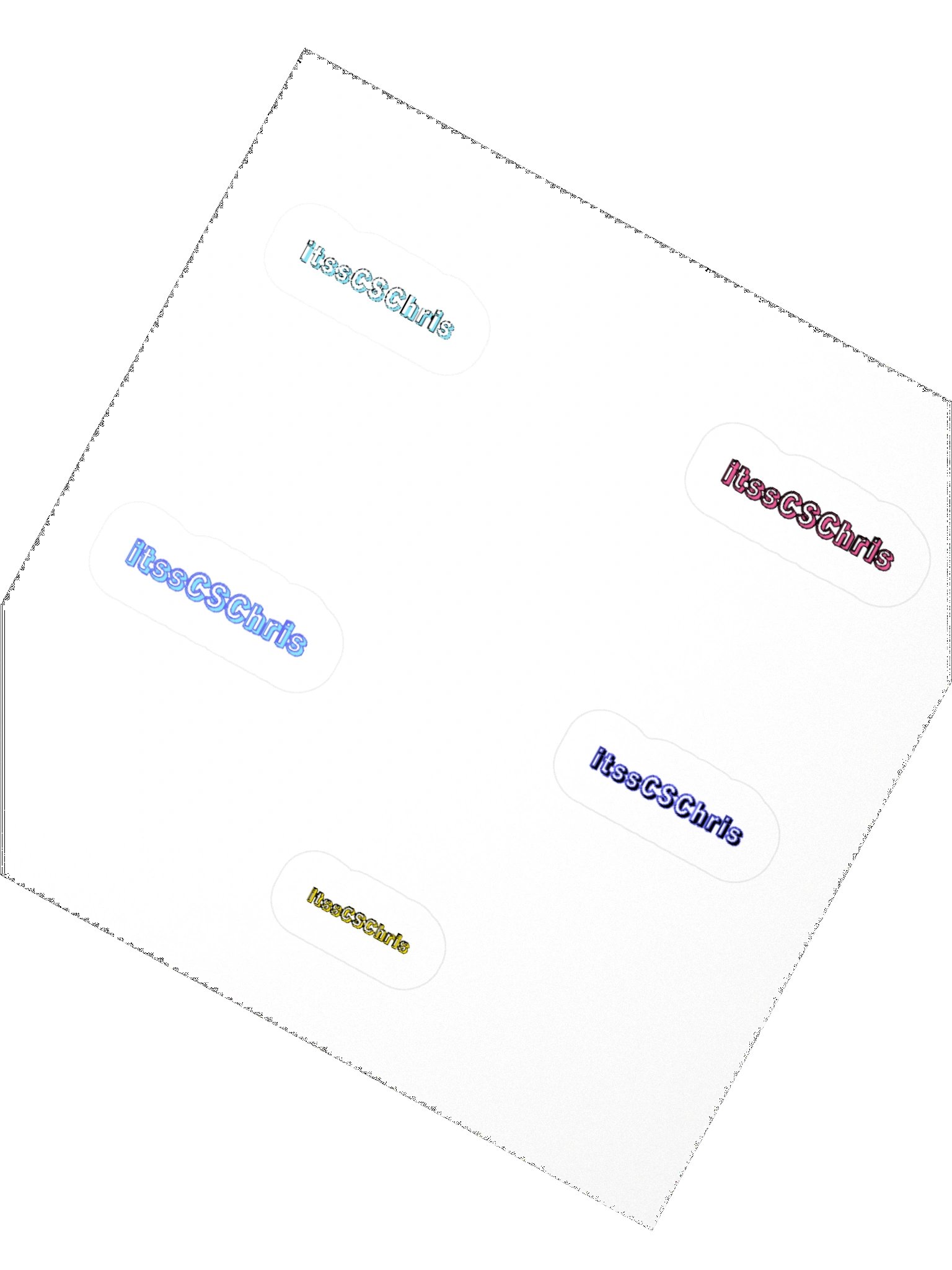 itssCSChris Stickers 5PK product image (2)