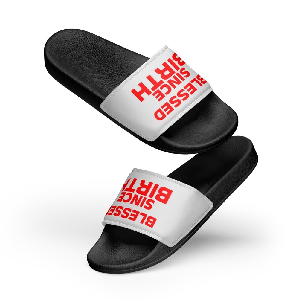 Blessed Since Birth Slides (Unisex) product image (11)