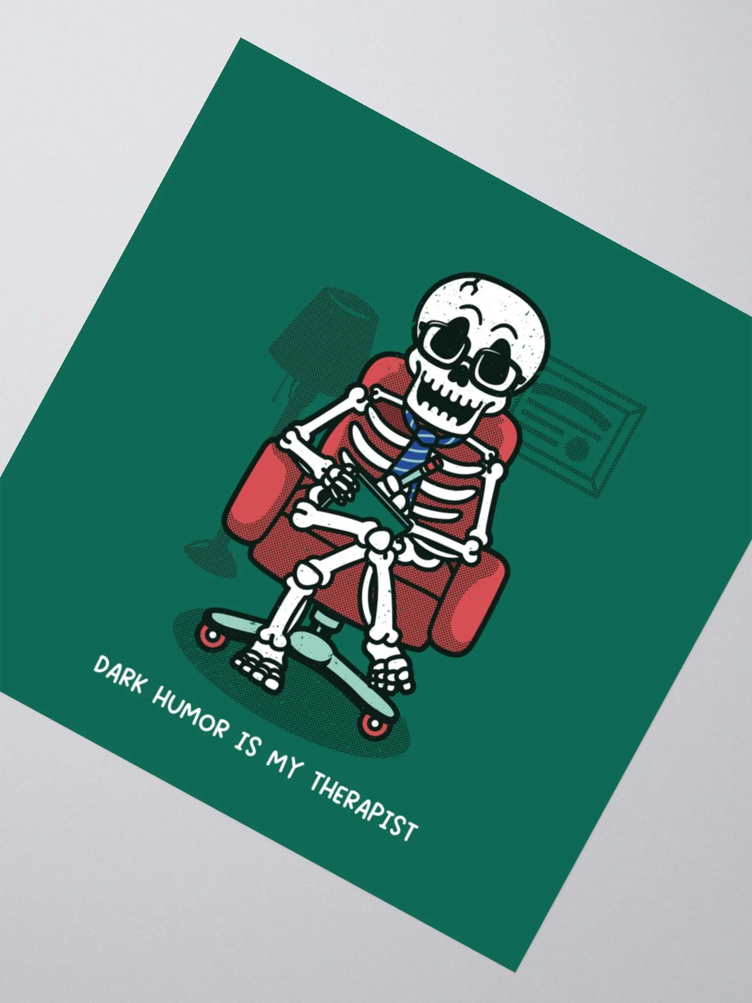 Dark Humor Is My Therapist Sticker product image (3)