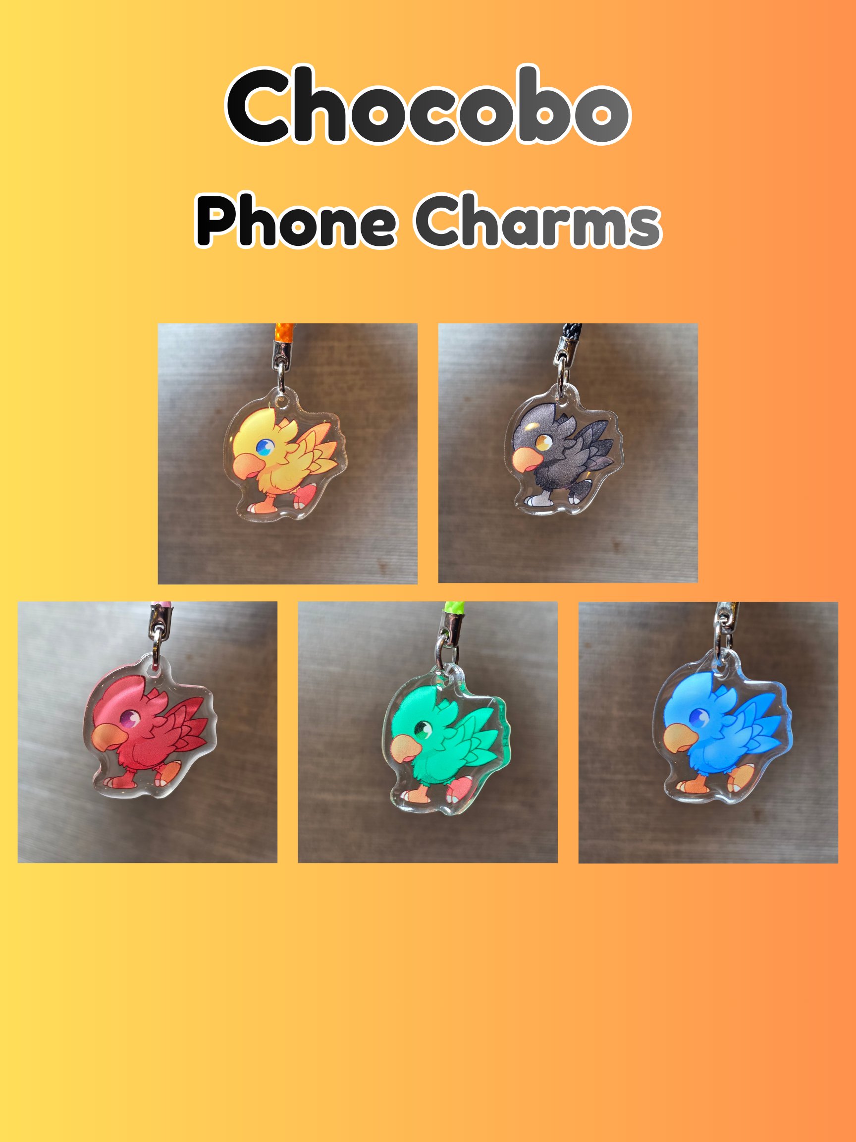Chocobo - Phone Charm product image (1)