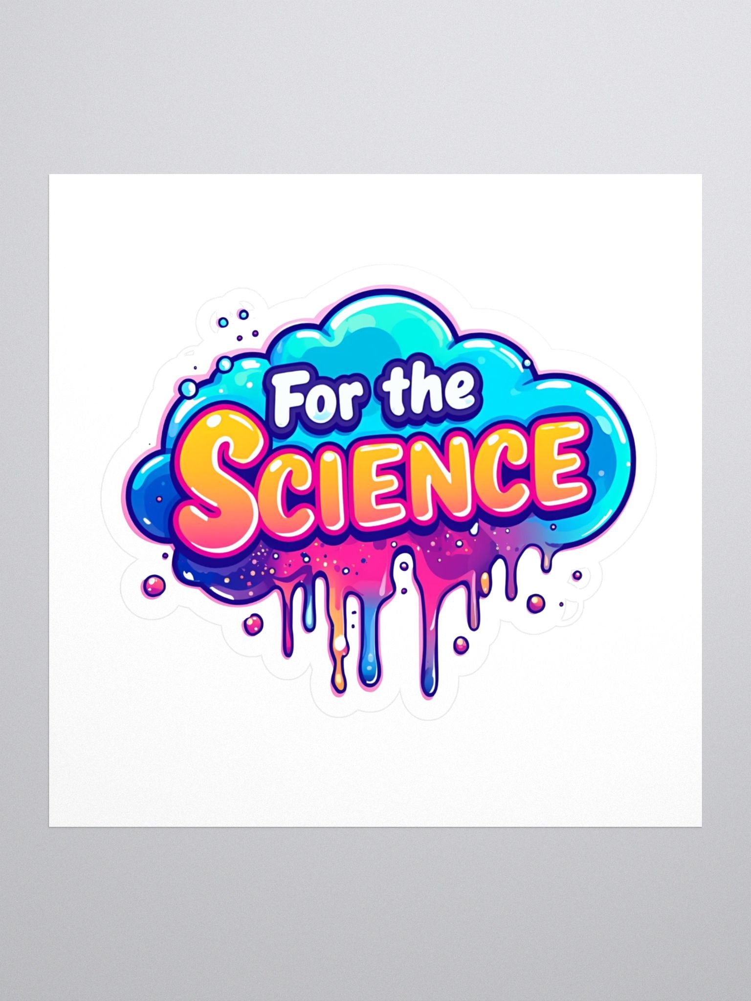 For the Science! Vinyl Stickers product image (1)
