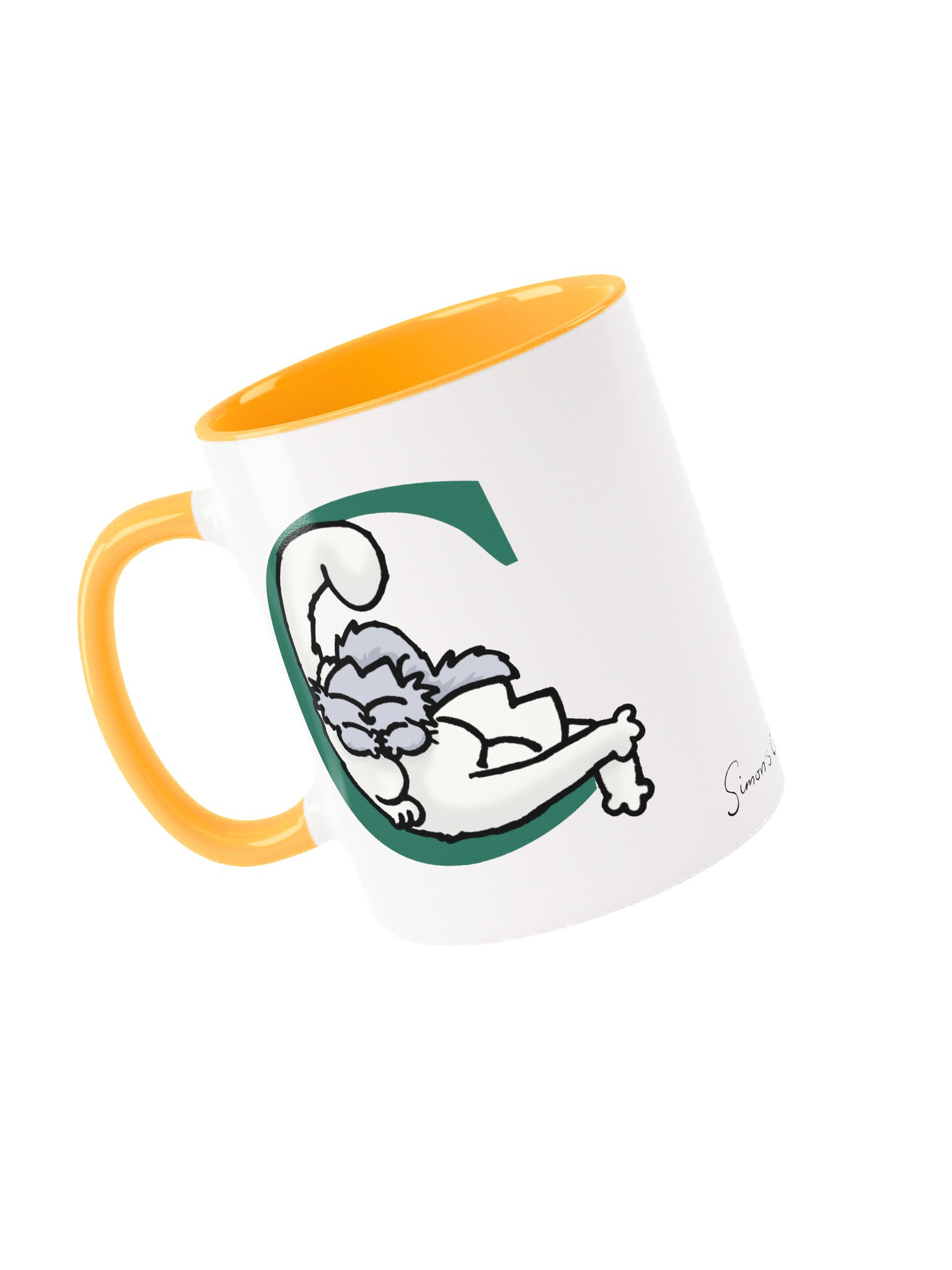 Cat Monogram Mug - C product image (3)