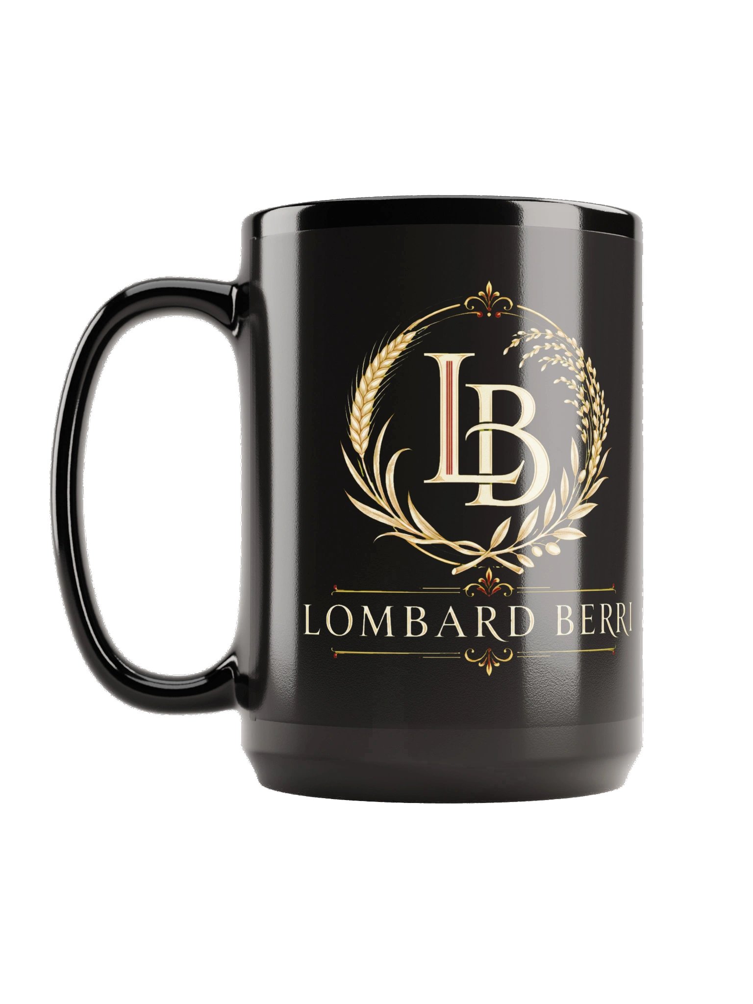 Sigillo Lombardo — LB Black Mug product image (1)
