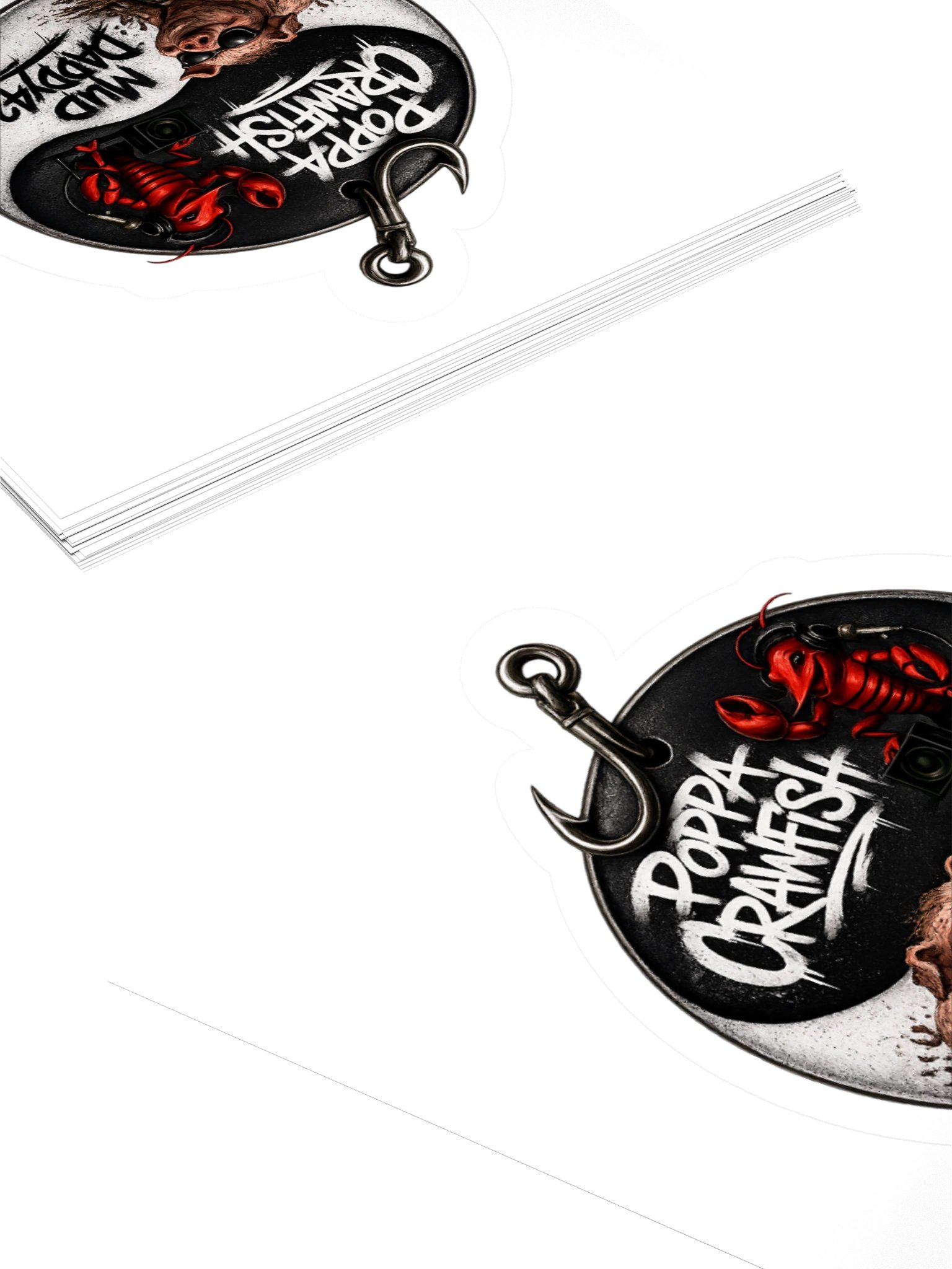 Crawfish/Muddaddy 3x3 Decal product image (4)