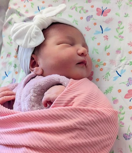 Verity Katherine Fallon was born March 28th at 7:43pm. 
Weighing in at 8lbs 2oz (Our biggest baby!)

We are thanking God for ...