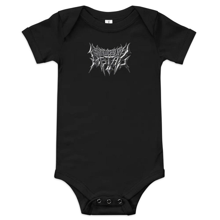 Spoiled By Metal Baby Onesie product image (1)