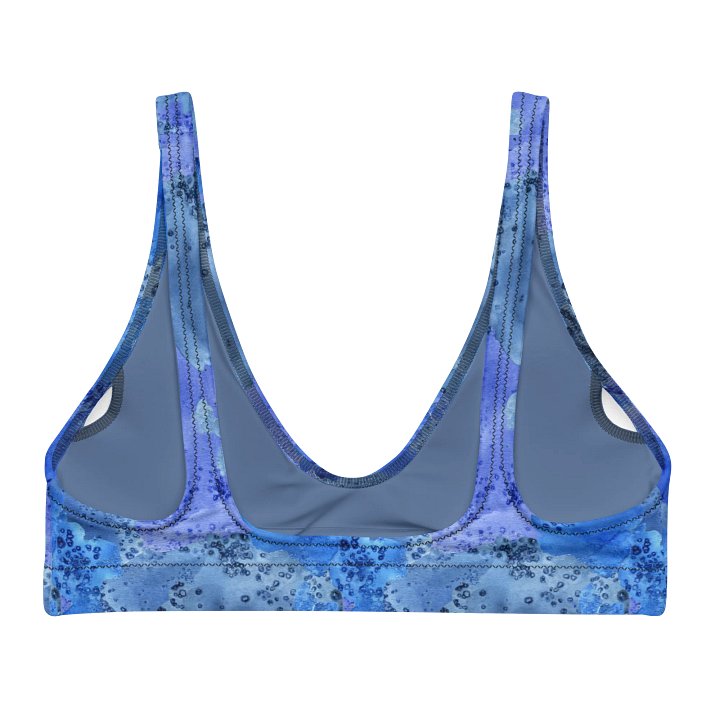 "Ocean Blue" Print V-neck top product image (2)