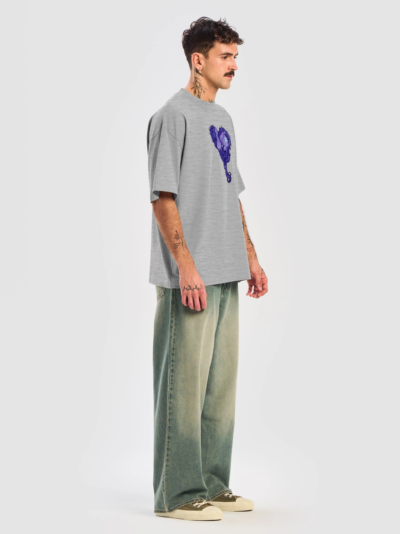 Lulamoon Heart Oversized Shirt product image (31)