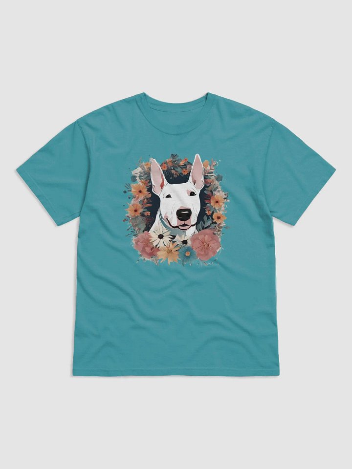 Floral Bull Terrier Comfort Colors T-Shirt product image (18)