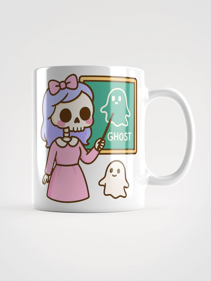 Spooky Skeleton Teacher and Ghostly Pupil Mug product image (1)