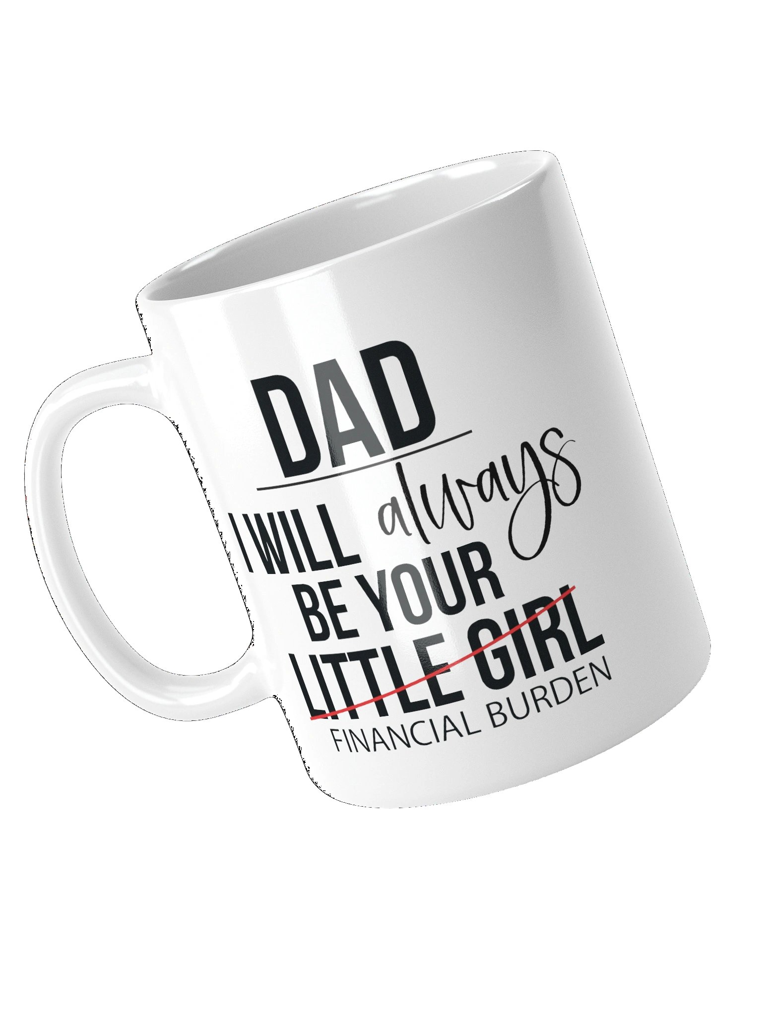 Strike-Through DAD Novelty Coffee Mug product image (13)