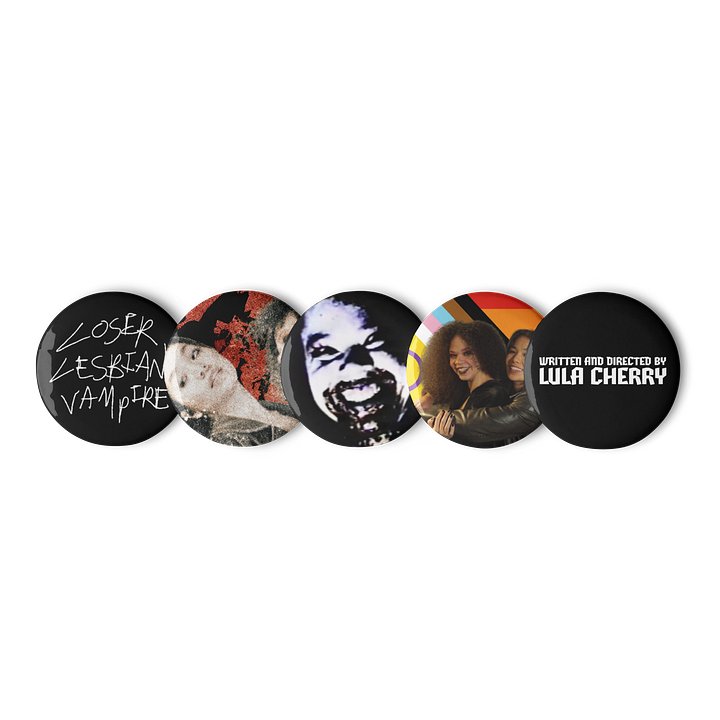 LOSER LESBIAN VAMPIRE Buttons (Set of 5) product image (1)