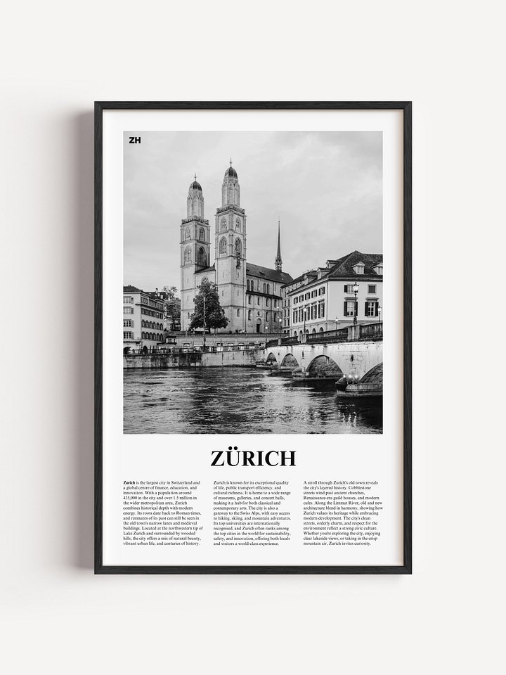 Zurich 04 Newspaper Poster product image (1)