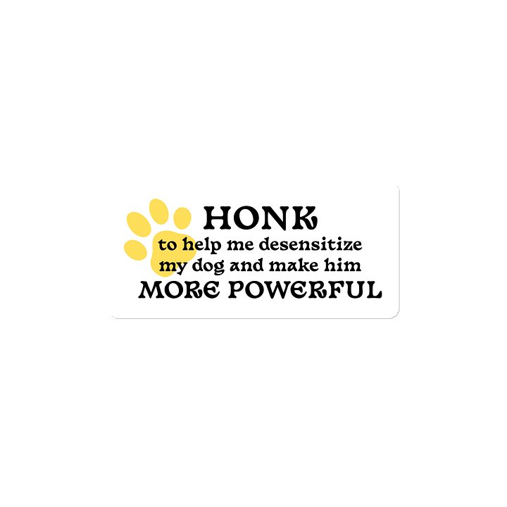 Honk to Desensitize Magnet - Male Pronoun product image (1)